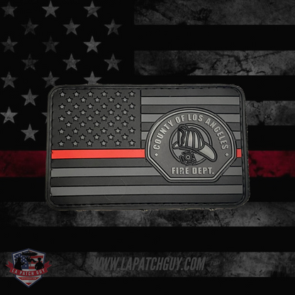 American Flag LACoFD Patch
