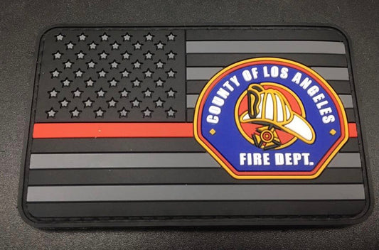 American Flag LACoFD Patch